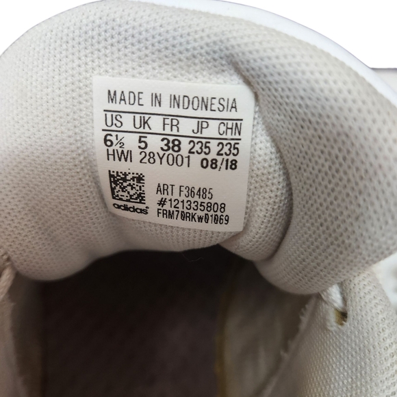 Adidas Cloudfoam Sneakers - White & Gray - Women’s Size 6.5 - Picture 8 of 16